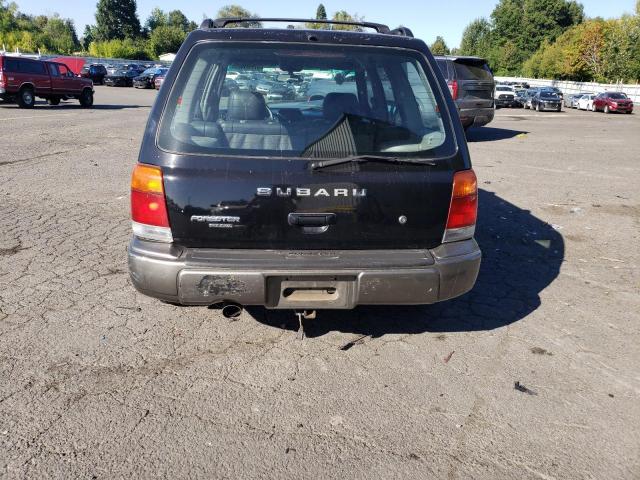JF1SF6552WH777391 - 1998 SUBARU FORESTER S BLACK photo 6