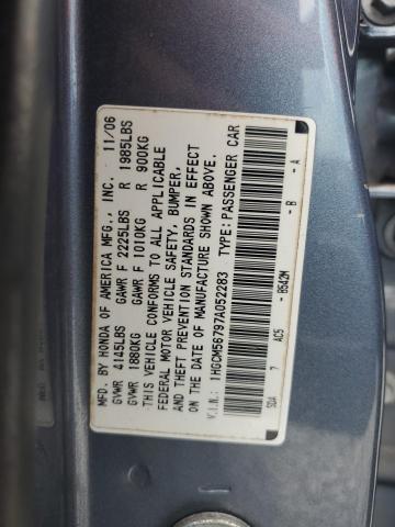1HGCM56797A052283 - 2007 HONDA ACCORD EX Көк фото 12