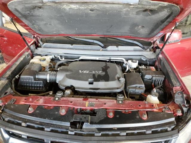 1GCGTEEN1J1321709 - 2018 CHEVROLET COLORADO ZR2 BURGUNDY photo 11