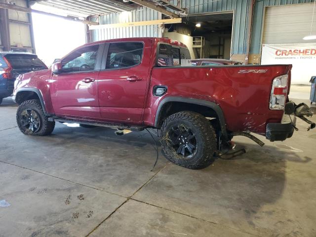 1GCGTEEN1J1321709 - 2018 CHEVROLET COLORADO ZR2 BURGUNDY photo 2