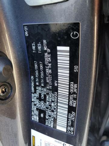 JTENU5JR2N5984584 - 2022 TOYOTA 4RUNNER SR5/SR5 PREMIUM 灰色 照片 13