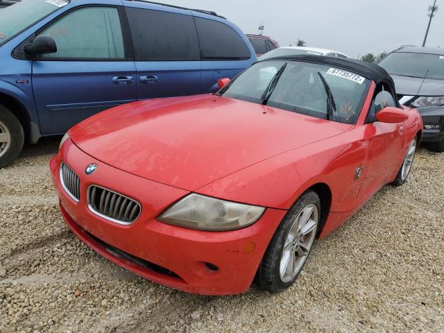 4USBT53565LU11309 - 2005 BMW Z4 3.0 RED photo 1
