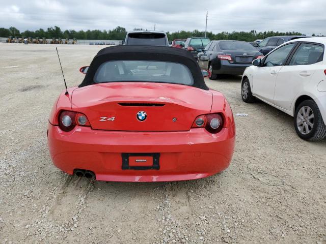 4USBT53565LU11309 - 2005 BMW Z4 3.0 RED photo 10