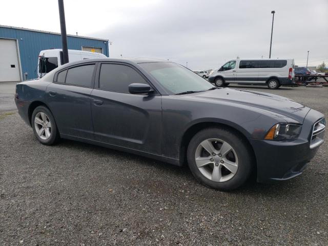 2C3CDXHG7DH535442 - 2013 DODGE CHARGER SXT GRAY photo 4