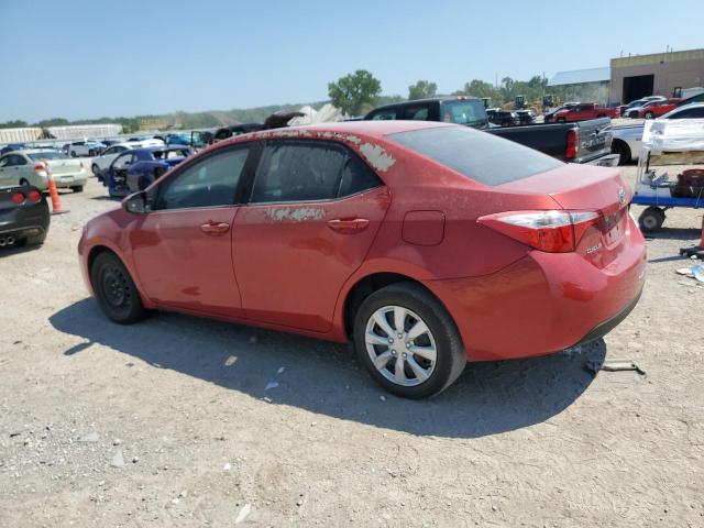 5YFBURHE6GP563426 - 2016 TOYOTA COROLLA L RED photo 2