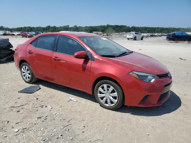 5YFBURHE6GP563426 - 2016 TOYOTA COROLLA L RED photo 4