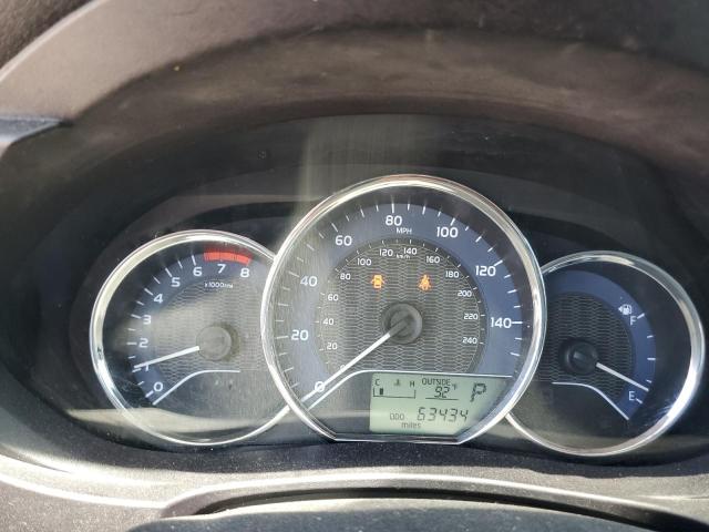 5YFBURHE6GP563426 - 2016 TOYOTA COROLLA L RED photo 9