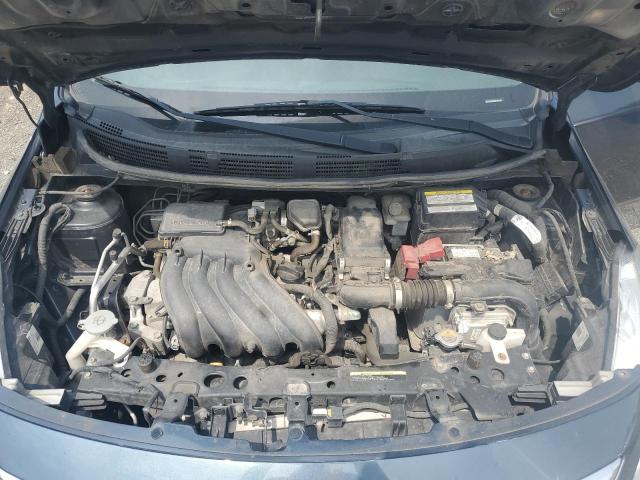 3N1CN7AP8FL916135 - 2015 NISSAN VERSA S GRAY photo 11