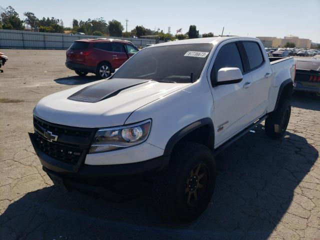 1GCGTEEN7J1286366 - 2018 CHEVROLET COLORADO ZR2 WHITE photo 1