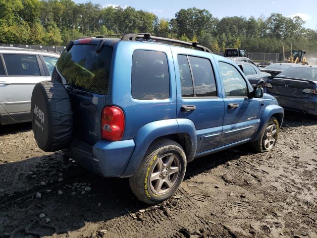 1J8GL58K73W621609 - 2003 JEEP LIBERTY LIMITED BLUE photo 3