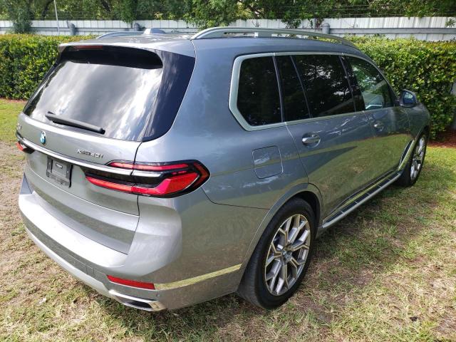 5UX23EM08P9N49005 - 2023 BMW X7 XDRIVE40I GRAY photo 3