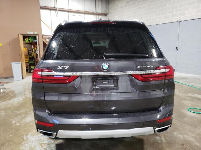 5UXCW2C02N9M91563 - 2022 BMW X7 XDRIVE40I GRAY photo 6