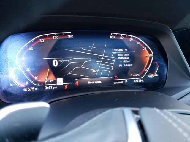 5UXCW2C02N9M91563 - 2022 BMW X7 XDRIVE40I GRAY photo 9