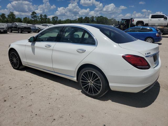 55SWF8EB0KU289949 - 2019 MERCEDES-BENZ C 300 4MATIC WHITE photo 2