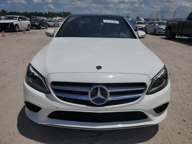 55SWF8EB0KU289949 - 2019 MERCEDES-BENZ C 300 4MATIC WHITE photo 5