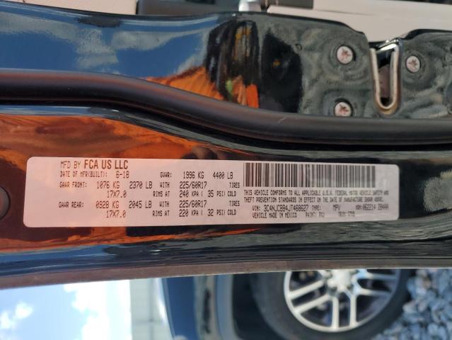 3C4NJCBB4JT468627 - 2018 JEEP COMPASS LATITUDE BLACK photo 12