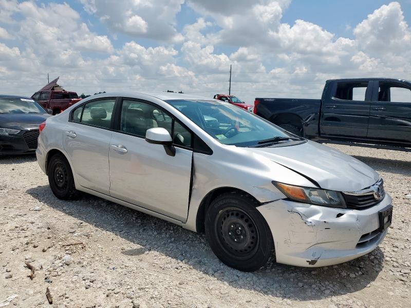 2HGFB2F5XCH597677 - 2012 HONDA CIVIC LX ვერცხლისფერი ფოტო 4