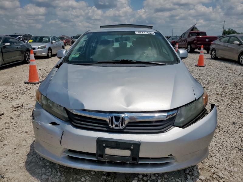 2HGFB2F5XCH597677 - 2012 HONDA CIVIC LX ვერცხლისფერი ფოტო 5