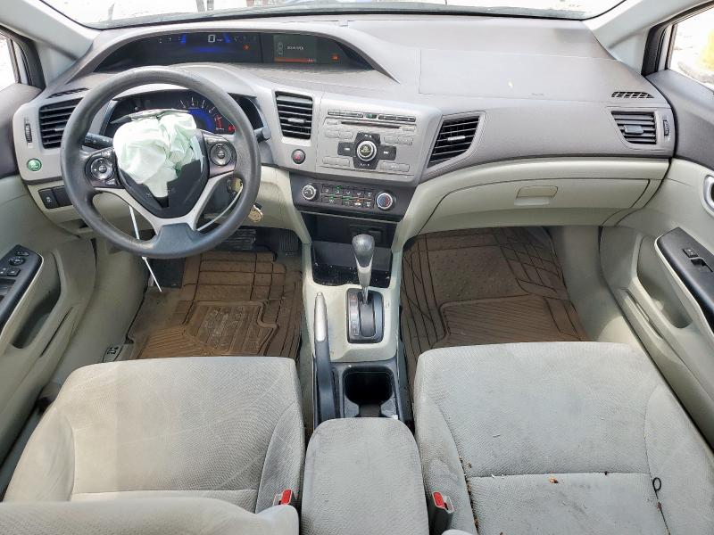 2HGFB2F5XCH597677 - 2012 HONDA CIVIC LX ვერცხლისფერი ფოტო 8