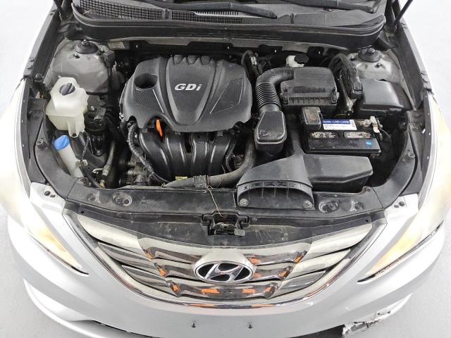 5NPEC4AC1DH674972 - 2013 HYUNDAI SONATA SE SILVER photo 11