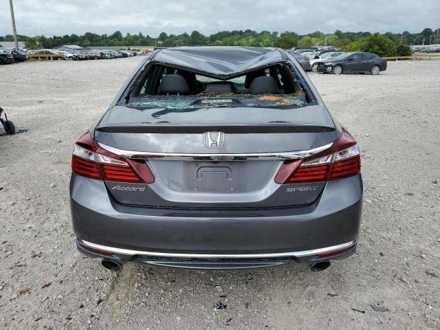 1HGCR2F56GA233517 - 2016 HONDA ACCORD SPORT GRAY photo 6