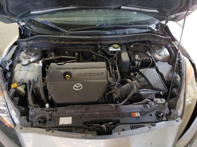 JM1BL1H69A1259225 - 2010 MAZDA 3 S SILVER photo 11