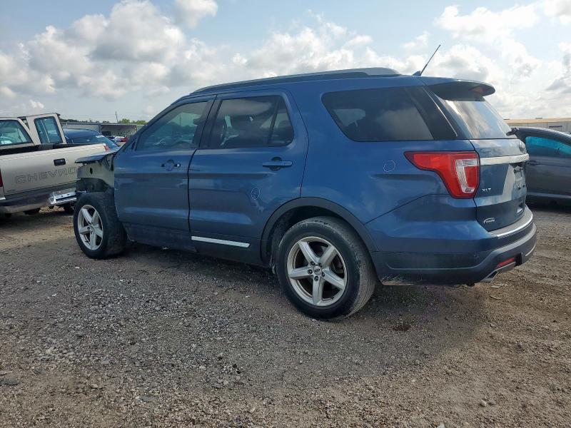 1FM5K7D87JGB97195 - 2018 FORD EXPLORER XLT BLUE photo 2