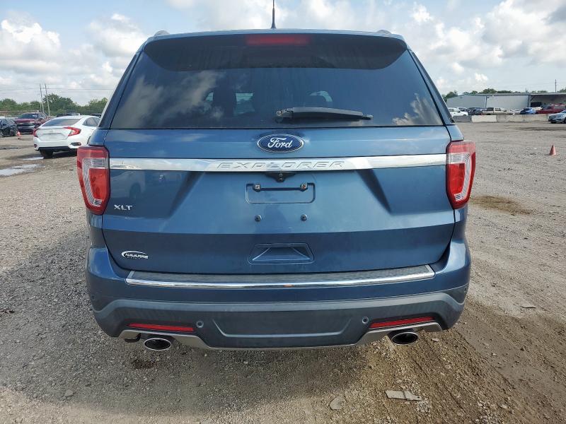 1FM5K7D87JGB97195 - 2018 FORD EXPLORER XLT BLUE photo 6