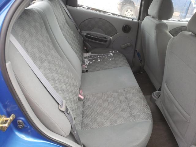 KL1TD52665B407453 - 2005 CHEVROLET AVEO BASE BLUE photo 10