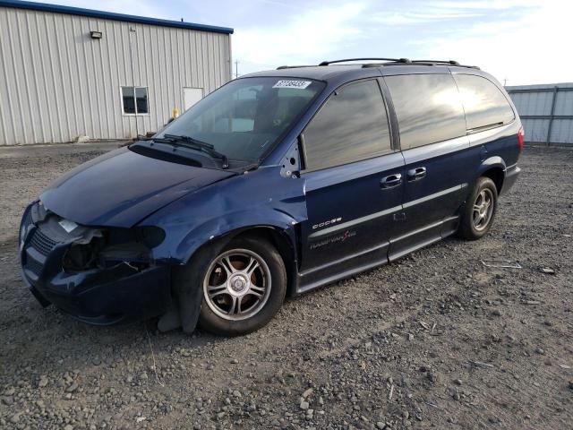 2B4GP44G11R174592 - 2001 DODGE GRAND CARA SPORT BLUE photo 1