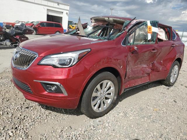 LRBFXDSAXHD078758 - 2017 BUICK ENVISION ESSENCE MAROON photo 1