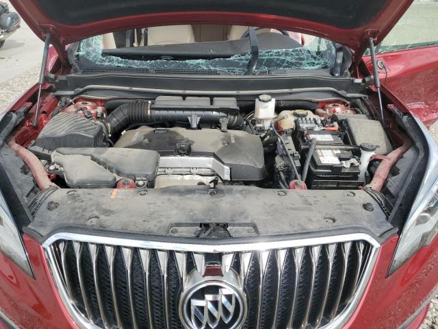 LRBFXDSAXHD078758 - 2017 BUICK ENVISION ESSENCE MAROON photo 11