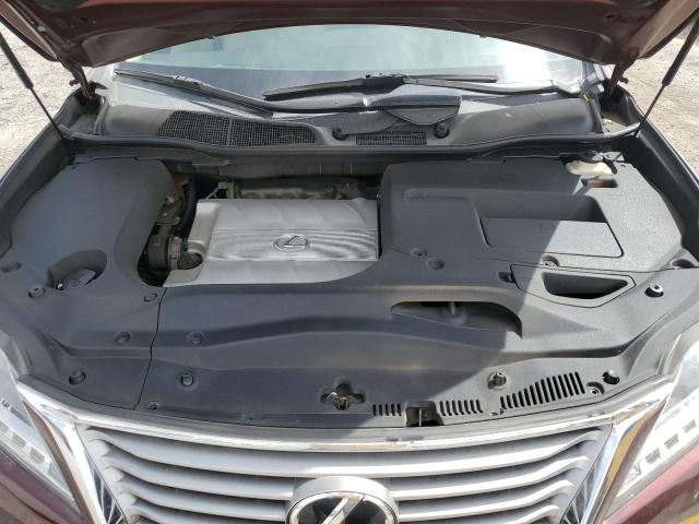2T2BK1BA1FC328648 - 2015 LEXUS RX 350 BASE MAROON photo 12