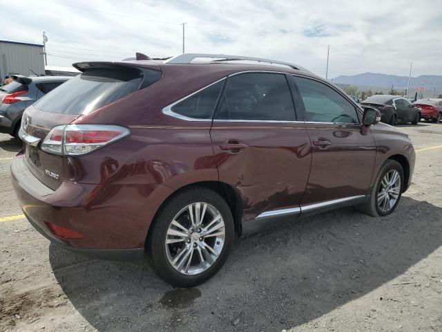 2T2BK1BA1FC328648 - 2015 LEXUS RX 350 BASE MAROON photo 3