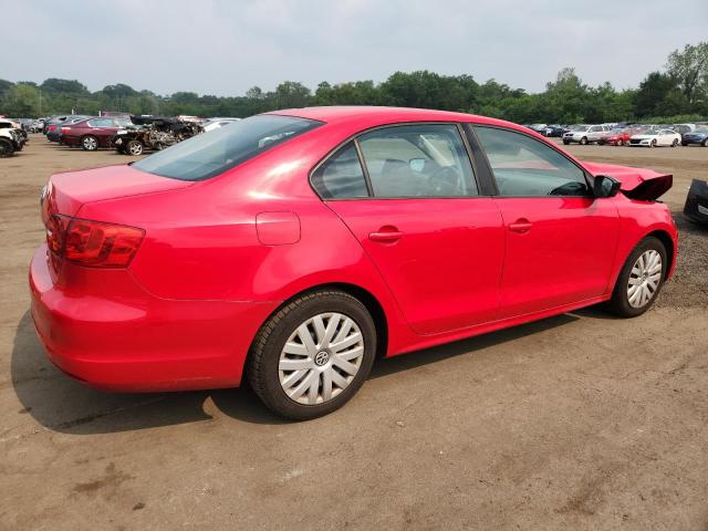 3VW2K7AJ8DM366341 - 2013 VOLKSWAGEN JETTA BASE RED photo 3