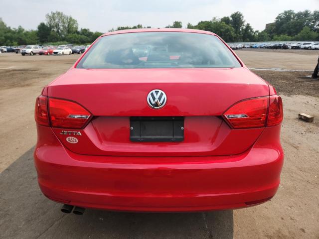 3VW2K7AJ8DM366341 - 2013 VOLKSWAGEN JETTA BASE RED photo 6