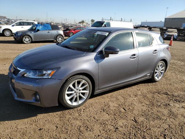 JTHKD5BH0C2082686 - 2012 LEXUS CT 200 GRAY photo 1