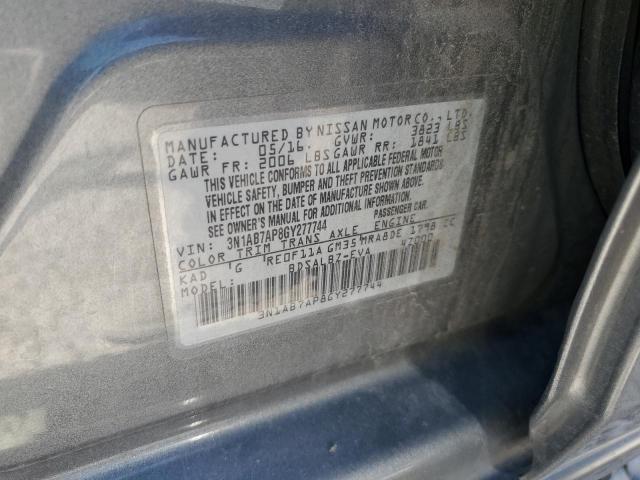 3N1AB7AP8GY277744 - 2016 NISSAN SENTRA S 灰色 照片 12