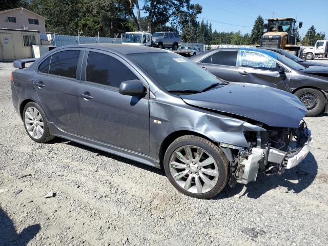 JA3AU86W59U000230 - 2009 MITSUBISHI LANCER GTS GRAY photo 4