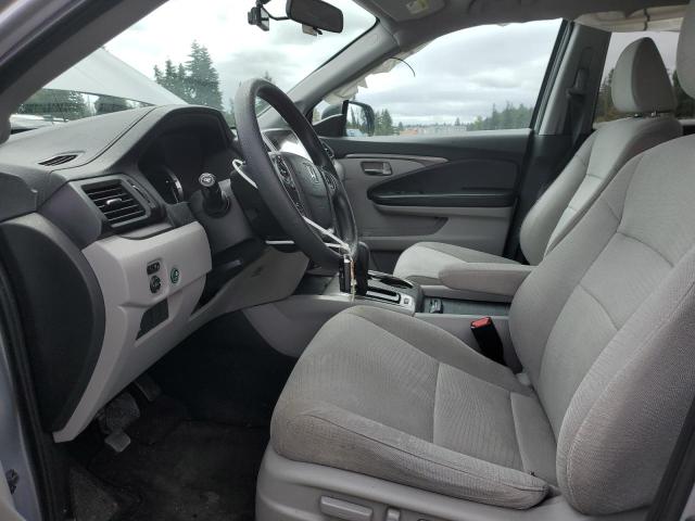 5FNYF6H39JB029034 - 2018 HONDA PILOT EX SILVER photo 7