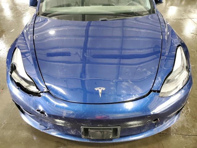5YJ3E1EB6MF068633 - 2021 TESLA MODEL 3 BLUE photo 12