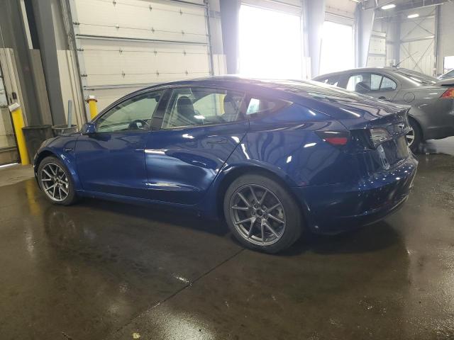 5YJ3E1EB6MF068633 - 2021 TESLA MODEL 3 BLUE photo 2