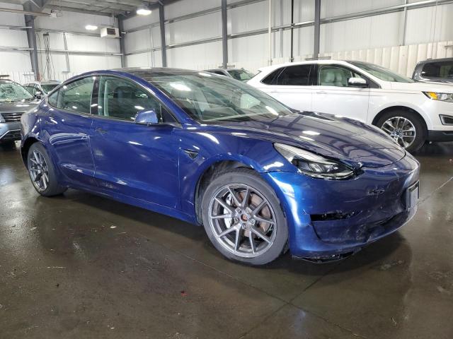 5YJ3E1EB6MF068633 - 2021 TESLA MODEL 3 BLUE photo 4