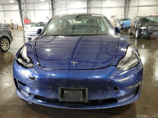 5YJ3E1EB6MF068633 - 2021 TESLA MODEL 3 BLUE photo 5