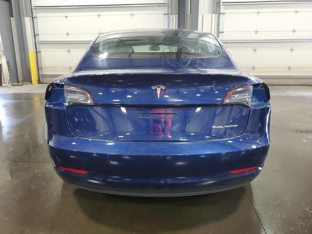 5YJ3E1EB6MF068633 - 2021 TESLA MODEL 3 BLUE photo 6