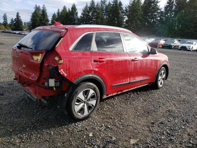 KNDCC3LC5H5068885 - 2017 KIA NIRO EX RED photo 3