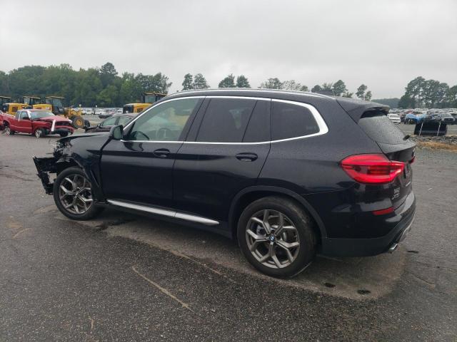 5UXTY5C02M9F63293 - 2021 BMW X3 XDRIVE30I BLACK photo 2