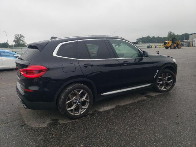 5UXTY5C02M9F63293 - 2021 BMW X3 XDRIVE30I BLACK photo 3