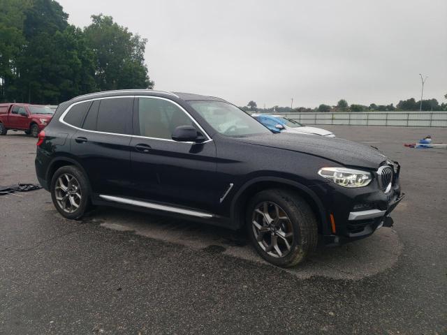 5UXTY5C02M9F63293 - 2021 BMW X3 XDRIVE30I BLACK photo 4