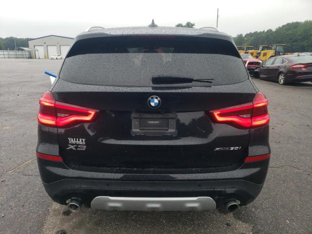 5UXTY5C02M9F63293 - 2021 BMW X3 XDRIVE30I BLACK photo 6